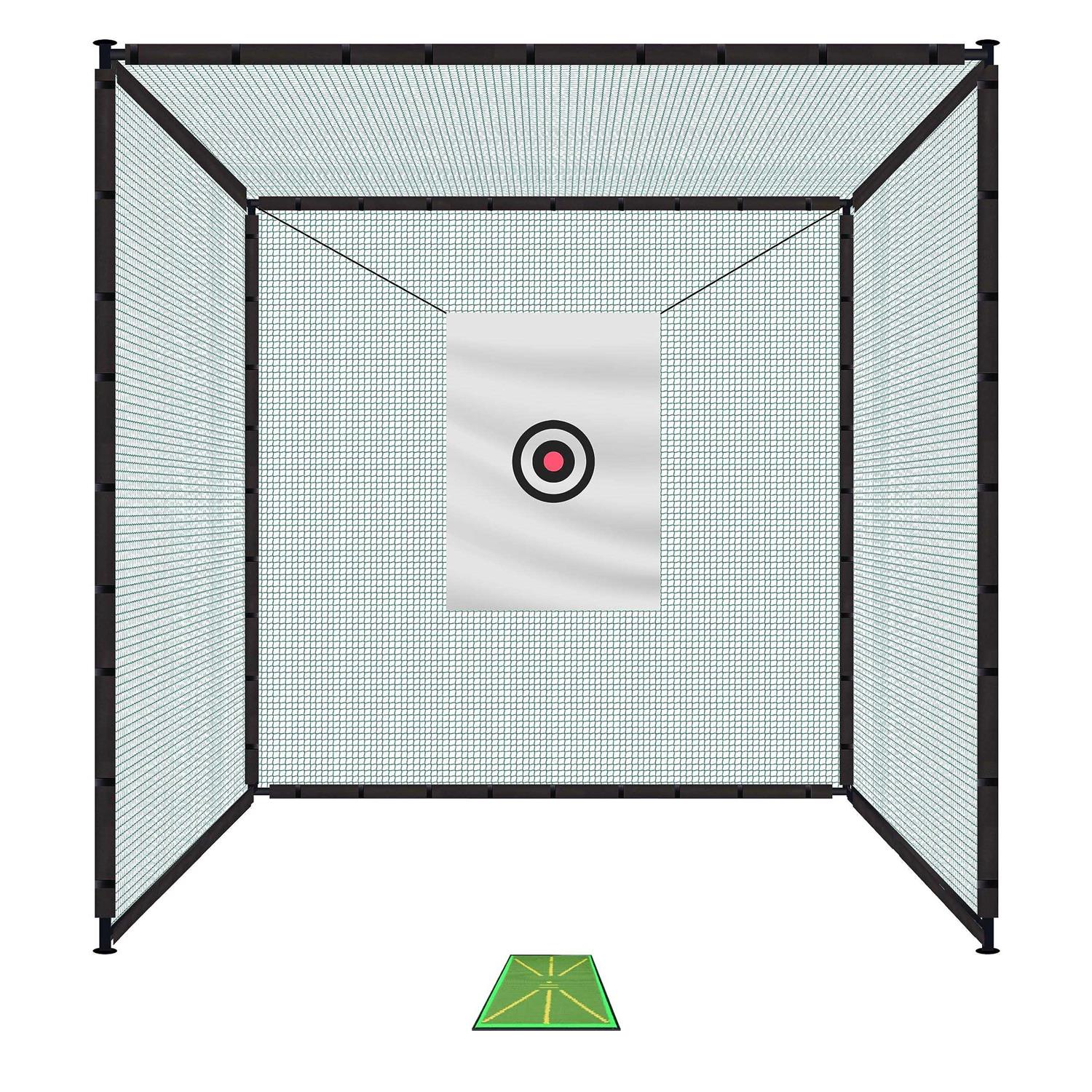 Golf Cage Net X X Ft Golf Hitting Cage With Frame And Netting