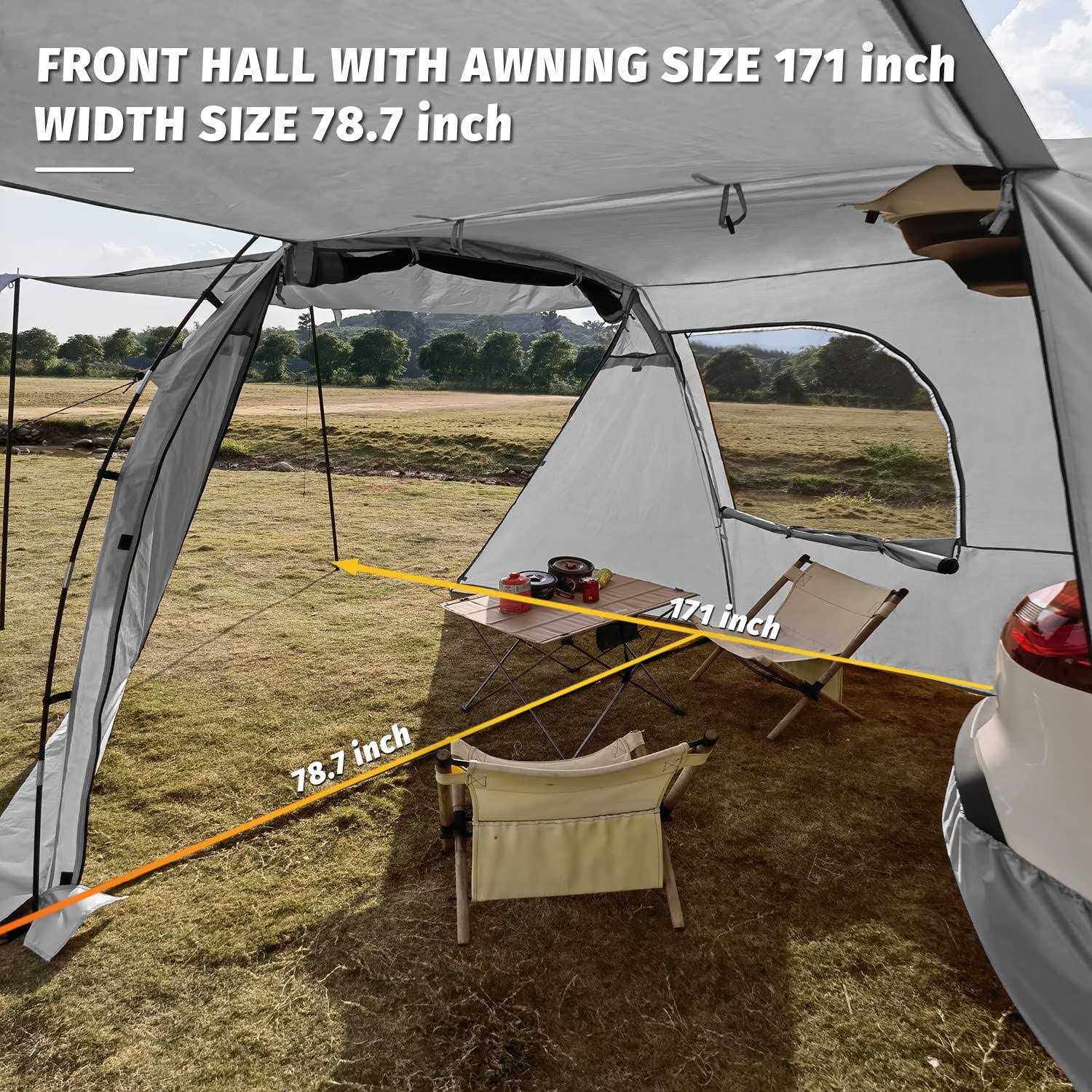 Kampkeeper SUV Car Tent Tailgate Shade Awning Tent for Camping - Sports ...