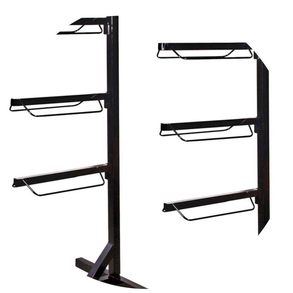 Easy-up 4-Tier Heavy Duty Portable Multi Saddle Rack Black - Sports ...